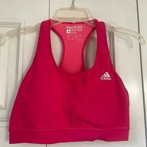 Adidas Climacool sports bra, pink, XL